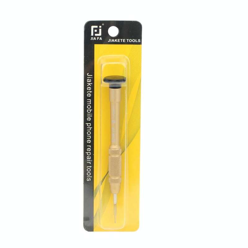 JIAFA JF-609-1.2 Cross 1.2 Mobile Phone Repair Tool Screwdriver (Gold)