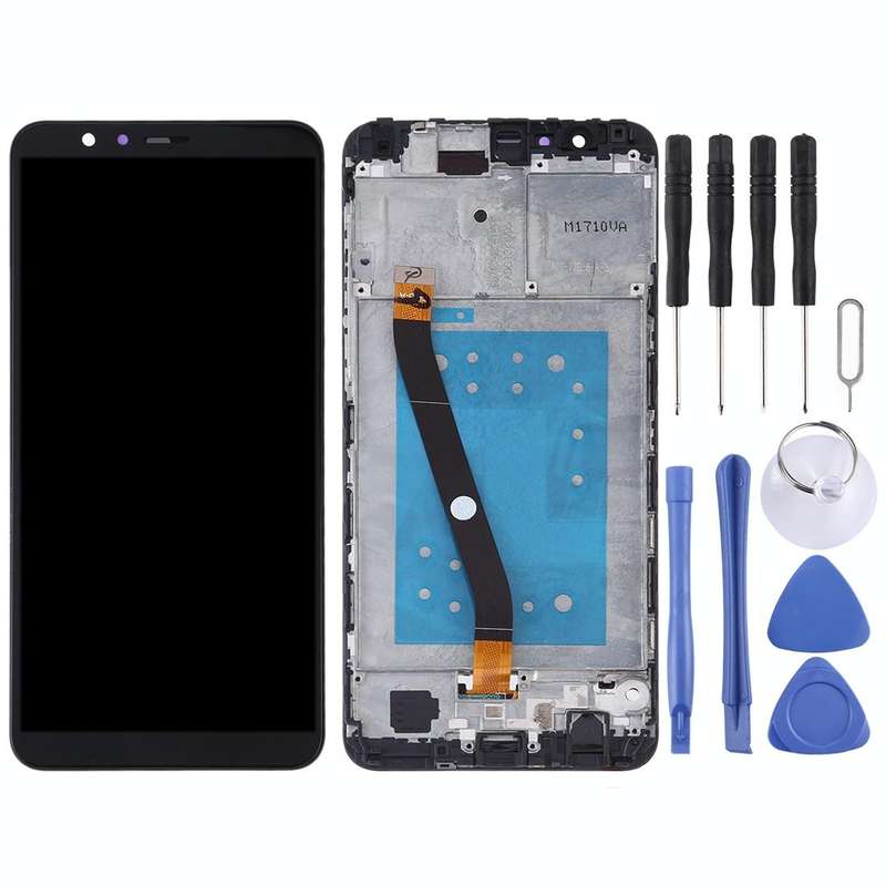 OEM LCD Screen for Huawei Honor 7X Digitizer Full Assembly with Frame (Black)