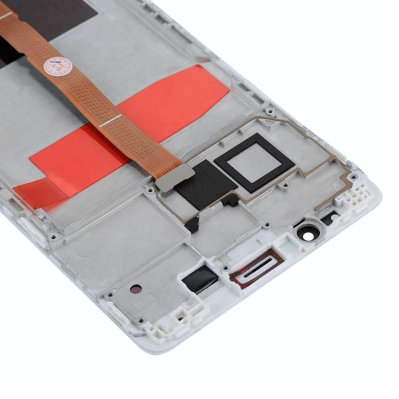 OEM LCD Screen for Huawei Mate 8 Digitizer Full Assembly with Frame(White)