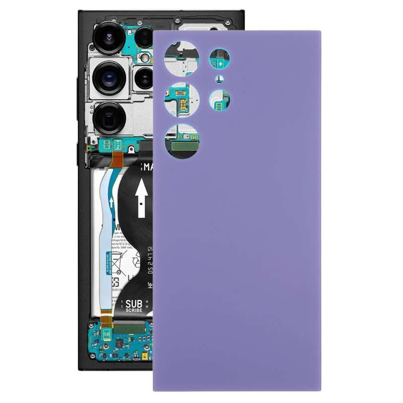 For Samsung Galaxy S24 Ultra SM-S928B OEM Battery Back Cover(Purple)