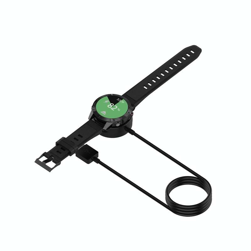 For Garmin Fenix 7 Integrated Charger with Data Transmission Function(Black)
