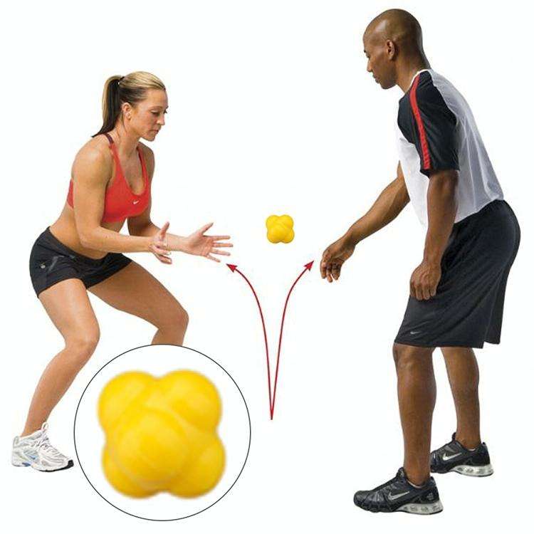 Hexagonal Reaction Ball Quickness and Agility Training Ball, Training Hand and Eye Coordination(Y...