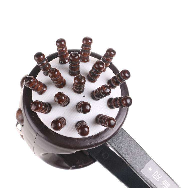Rose Flower Shape Multi-functional Elastic Massager for The Elderly
