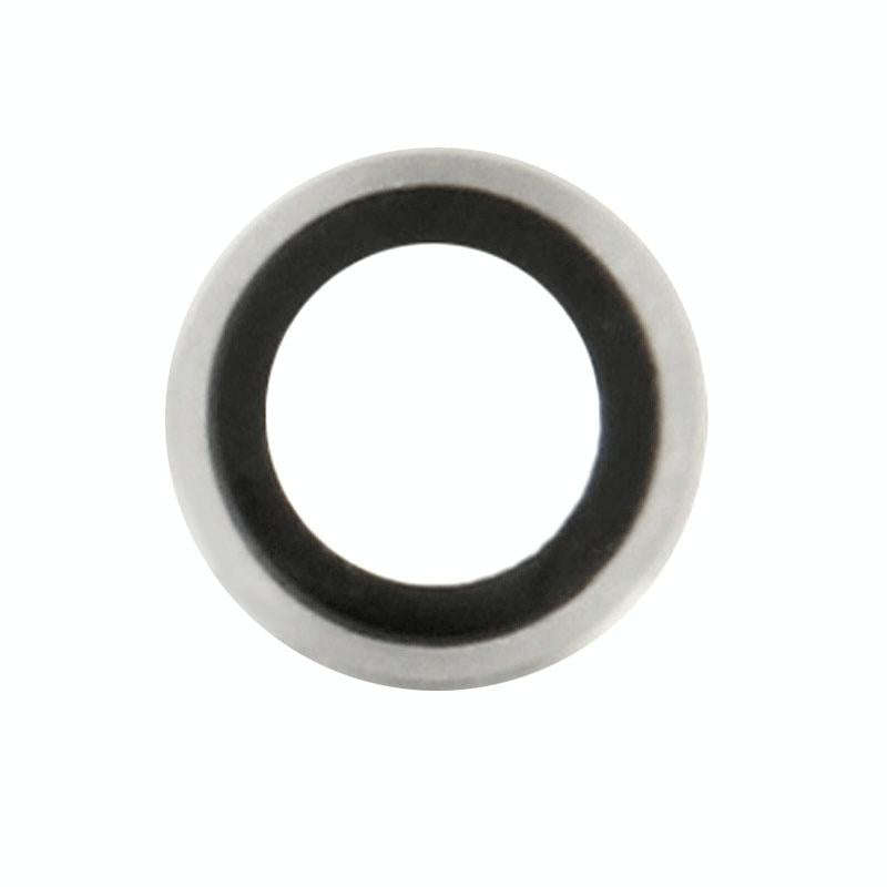 10 Pairs for iPhone 6 & 6s Rear Camera Lens with Bezel(Silver)