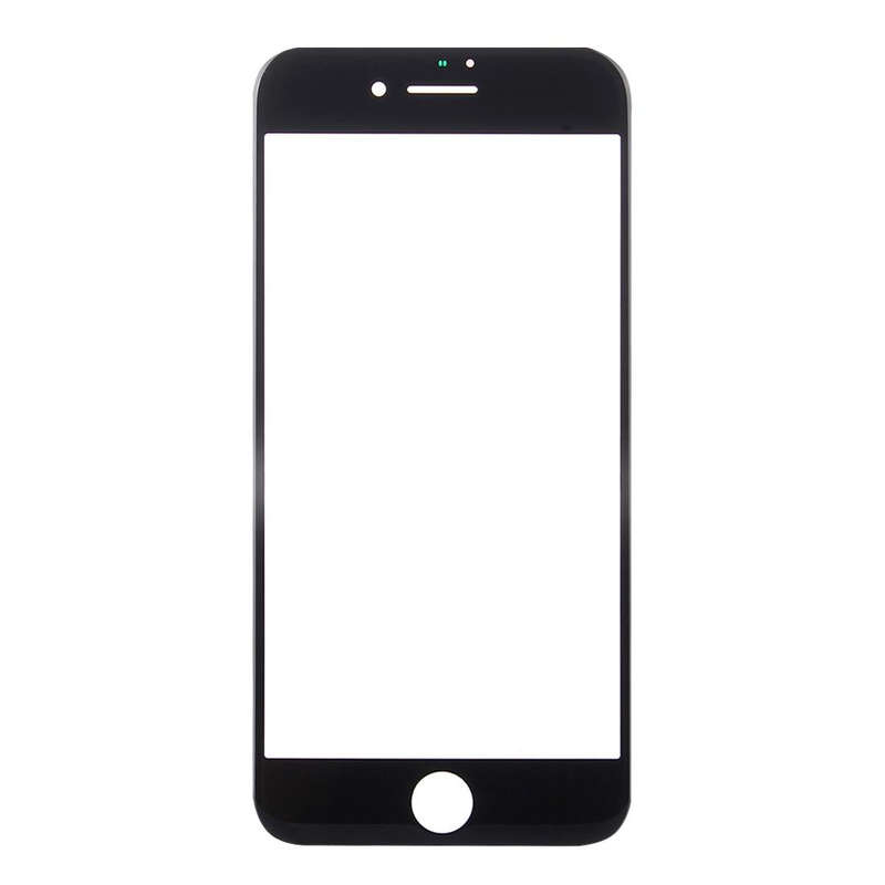 Front Screen Outer Glass Lens for iPhone 8(Black)