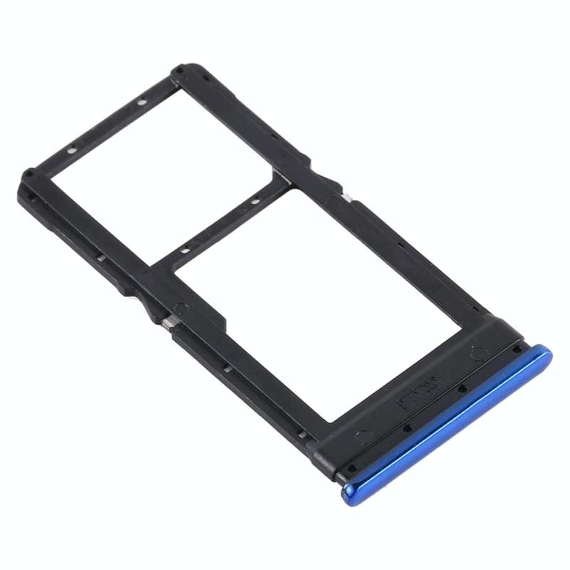 SIM Card Tray + SIM Card Tray / Micro SD Card Tray for Xiaomi Poco X3 / Poco X3 NFC(Blue)