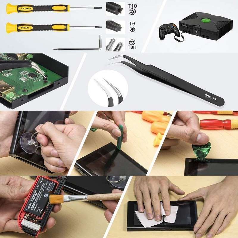 17 In 1 Game Console Repair Screwdriver Tool Set For NS Switch, Series: 17 In 1 (1)
