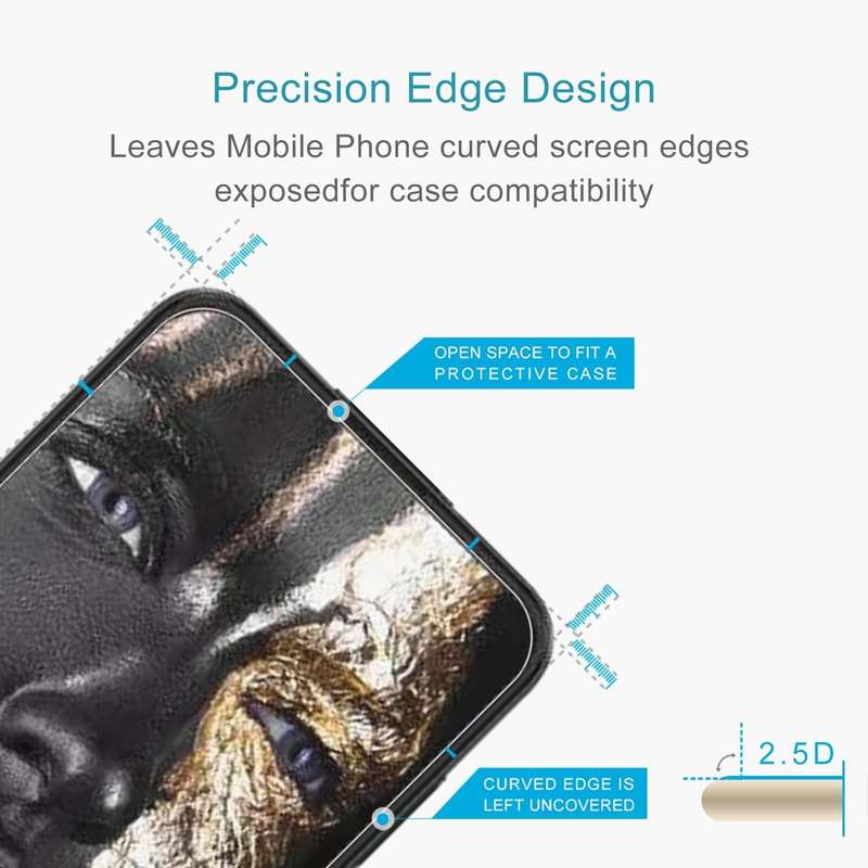 For Hisense Infinity H50 Zoom 50pcs 0.26mm 9H 2.5D Tempered Glass Film
