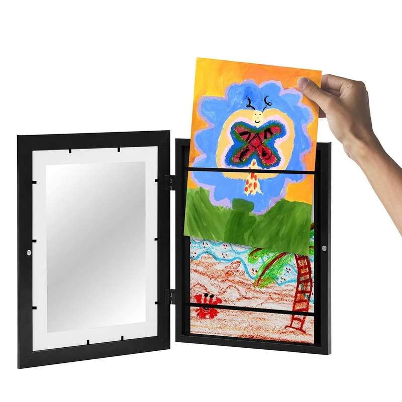 Plastic Children Art Frames Magnetic Front Open Frametory for Poster Photo Drawing Paintings Pict...