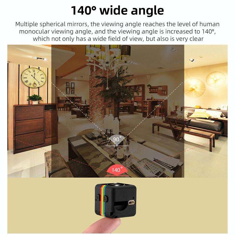 SQ11 Mini DV HD 960P 6 LEDs Sport Recorder Camera with Holder, Support Monitor Detection & IR Nig...