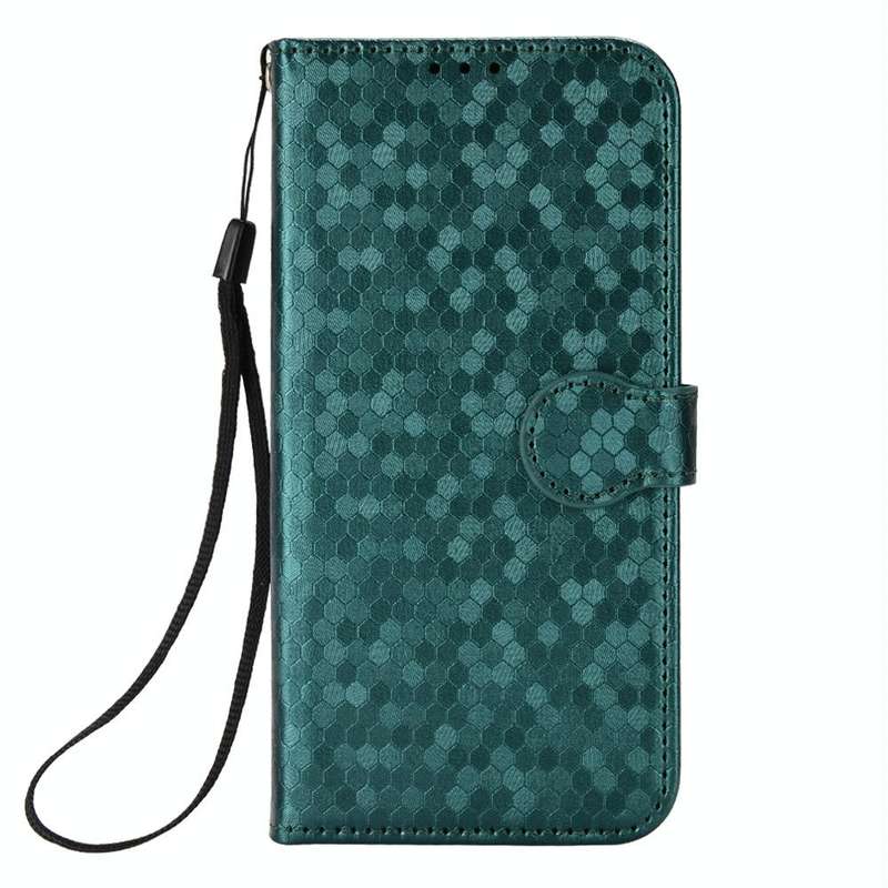 For vivo V27e / S16e Honeycomb Dot Texture Leather Phone Case(Green)