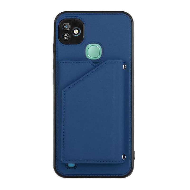 For Infinix Smart HD 2021-X612 Skin Feel PU + TPU + PC Phone Case(Blue)