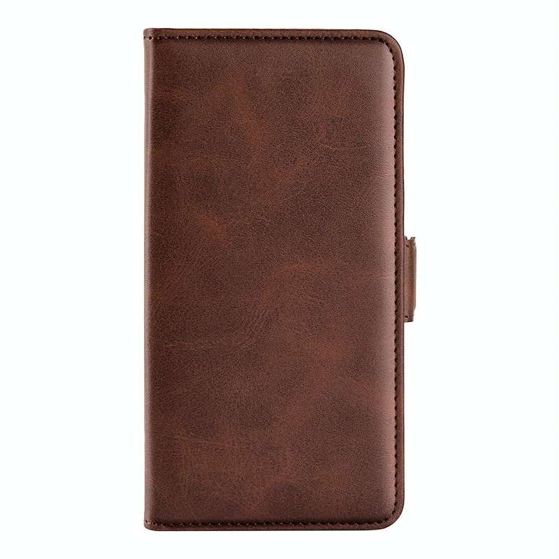 For Honor Magic4 Pro Dual-side Magnetic Buckle Flip Leather Phone Case(Brown)