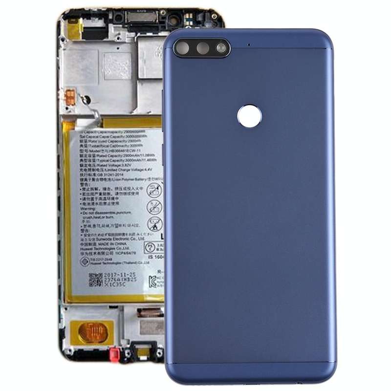 Back Cover with Side Keys for Huawei Honor Play 7C(Blue)