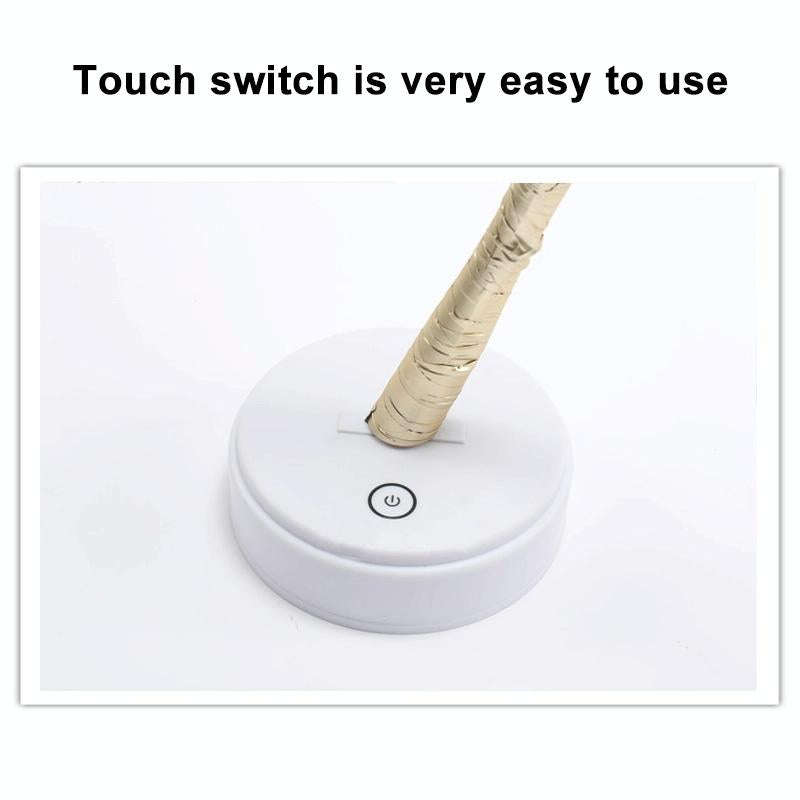 108 LEDs Copper Wire Tree Table Lamp Creative Decoration Touch Control Night Light (Warm White Li...