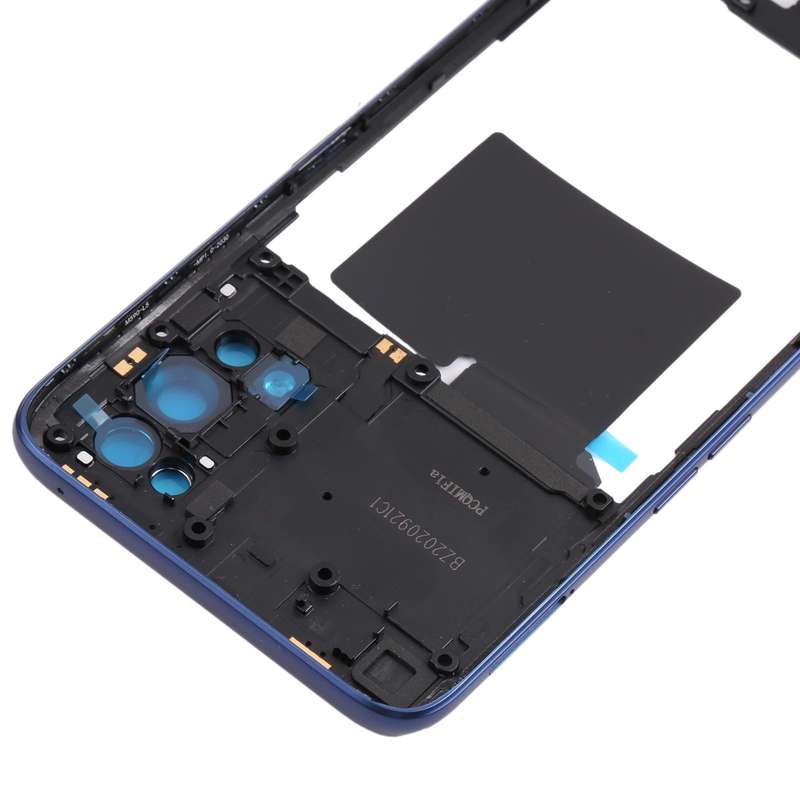 For OPPO Realme 7 Pro Middle Frame Bezel Plate (Blue)