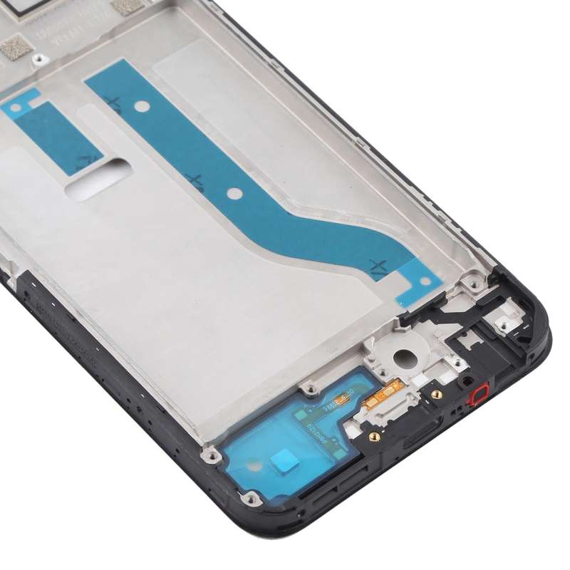Original Front Housing LCD Frame Bezel Plate for Motorola Edge 20 Lite (Black)