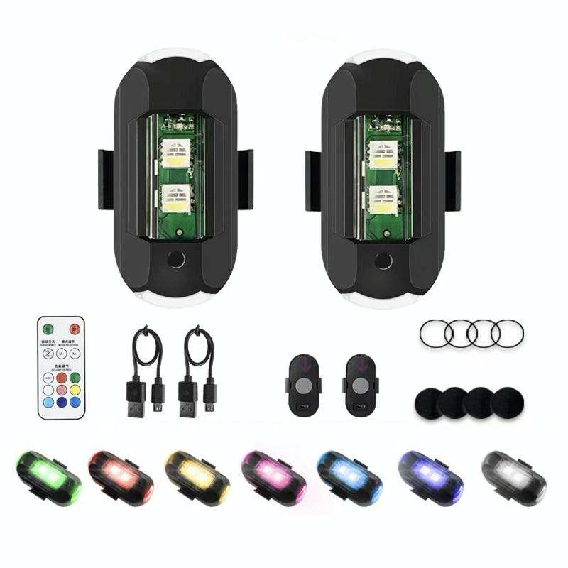 Vibration Remote Control Induction Motorcycle Wireless Strong Magnetic Warning Flash Light, Speci...