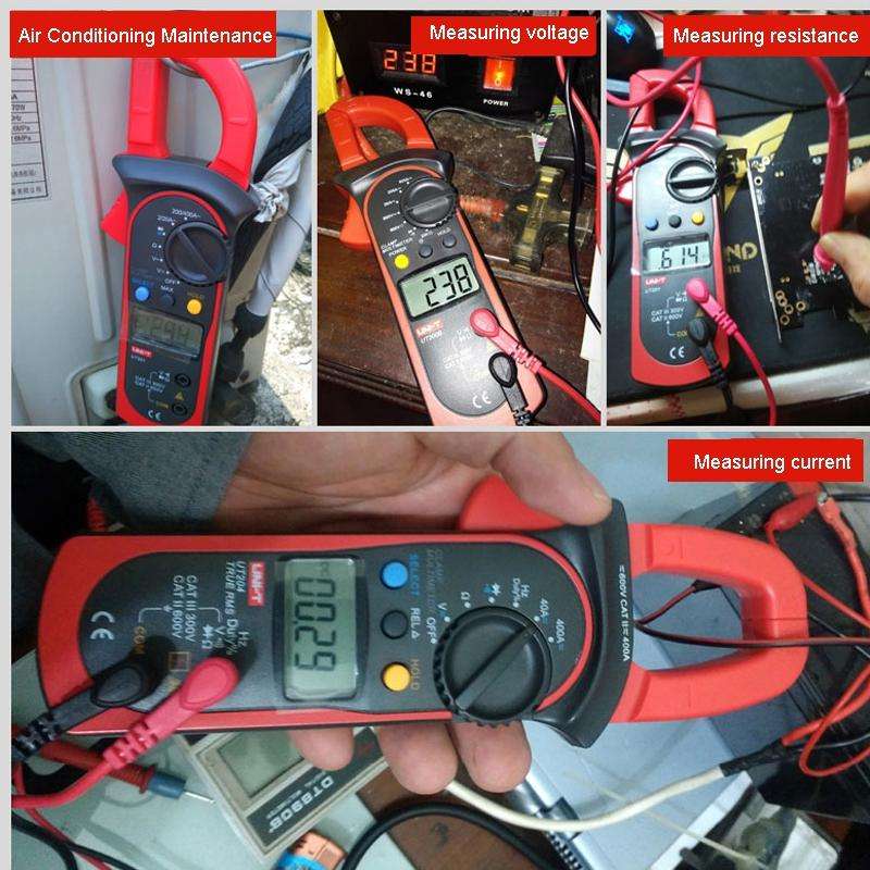 UNI-T UT202+ Digital Clamp Multimeter AC/DC Voltage Detector