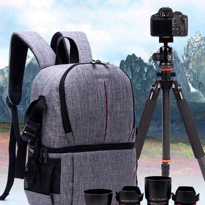 Multi-functional Waterproof Nylon Shoulder Backpack Padded Shockproof Camera Case Bag for Nikon C...