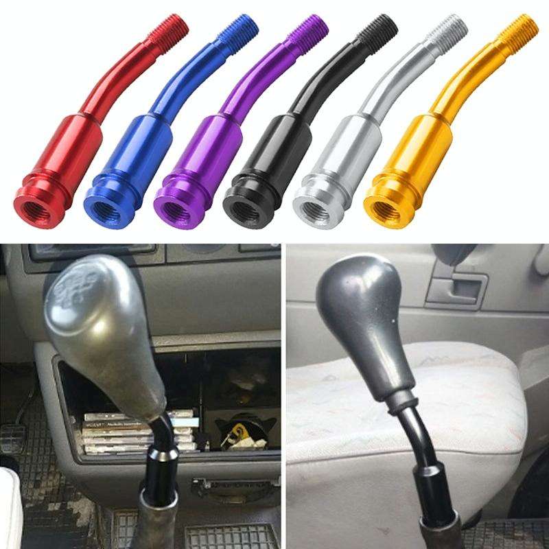 Car Modified Racing Quick Curved Gear Lever Extension Rod for Volkswagen T4 1990-2003 (Gold)