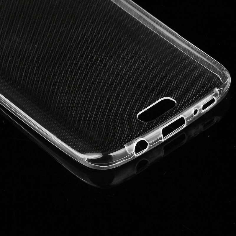 For Galaxy S7 Edge / G935 0.75mm Double-sided Ultra-thin Transparent TPU Protective Case (Transpa...
