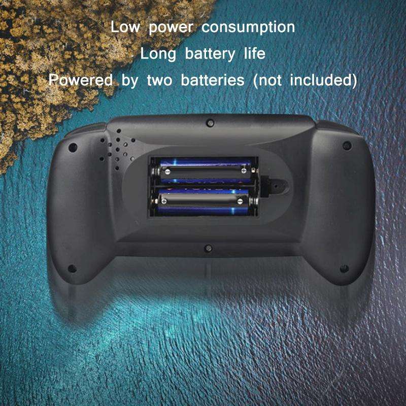 Large Screen Children Handheld Game Console Electronic Toys(Black)