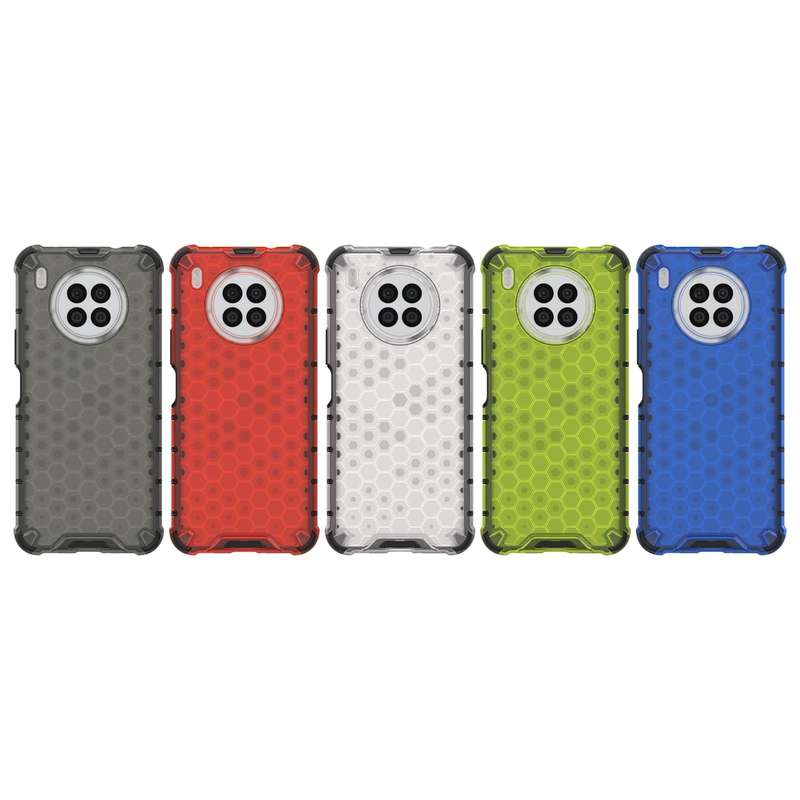 For Huawei Nova 8i Shockproof Honeycomb PC + TPU Protective Case(White)