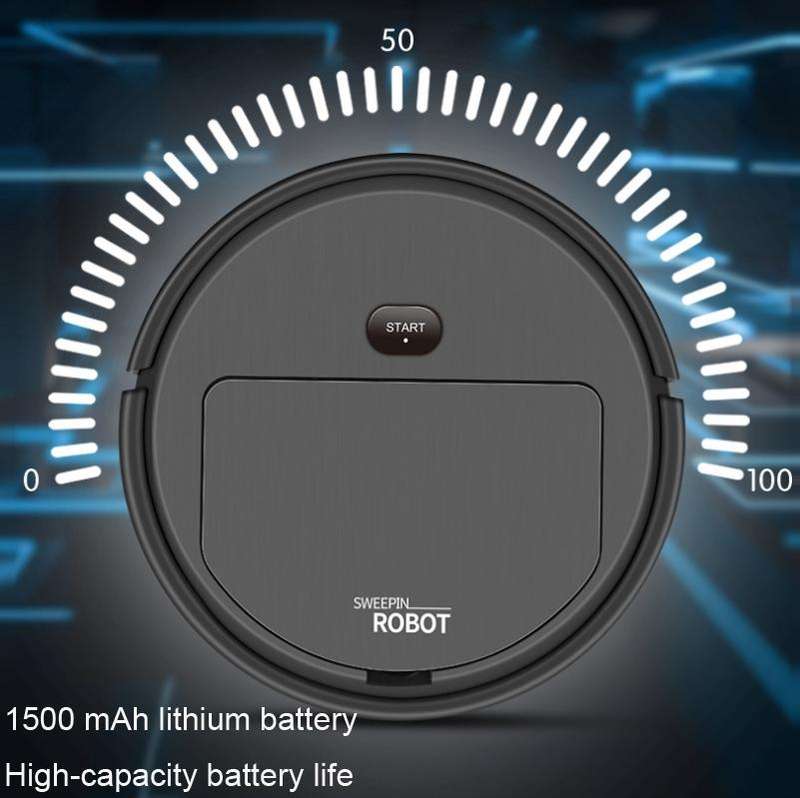 Household Automatic Smart Charging Sweeping Robot, Specification: Black