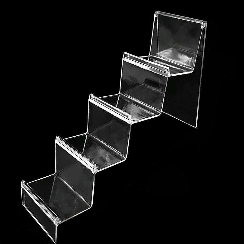 10 PCS Thickened Transparent Wallet Holder Plastic Phone Mask Display Stand Counter Display Stand...