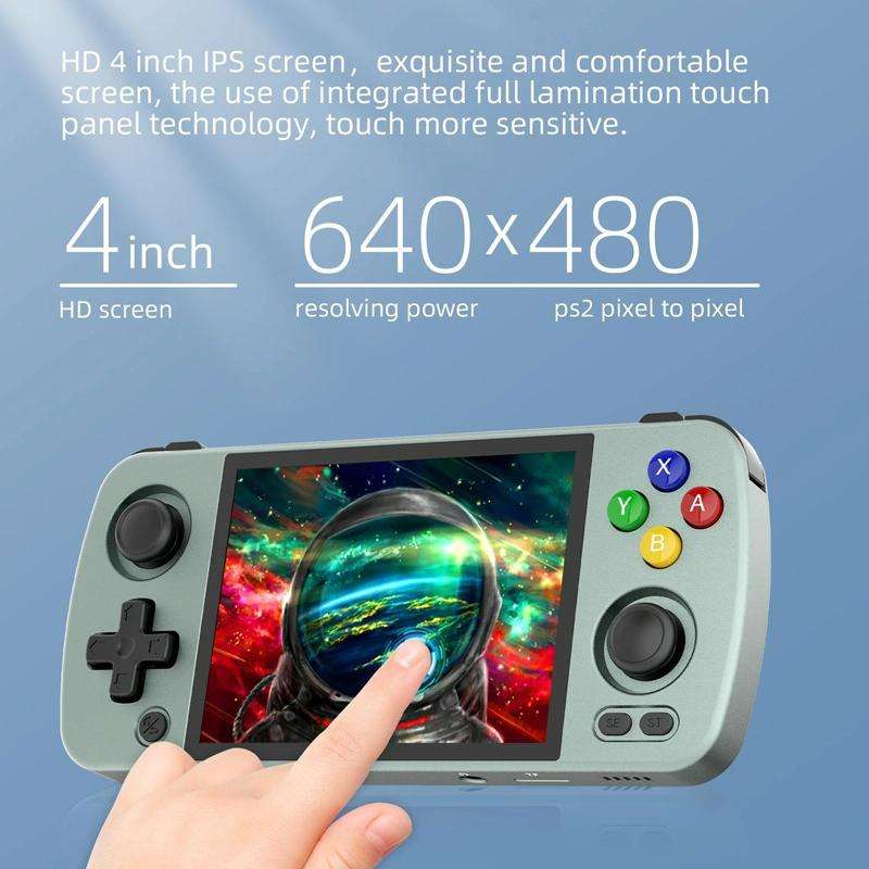 ANBERNIC RG405M Handheld Game Console 4 Inch IPS Touch Screen Aluminum Alloy Android 12 System 12...