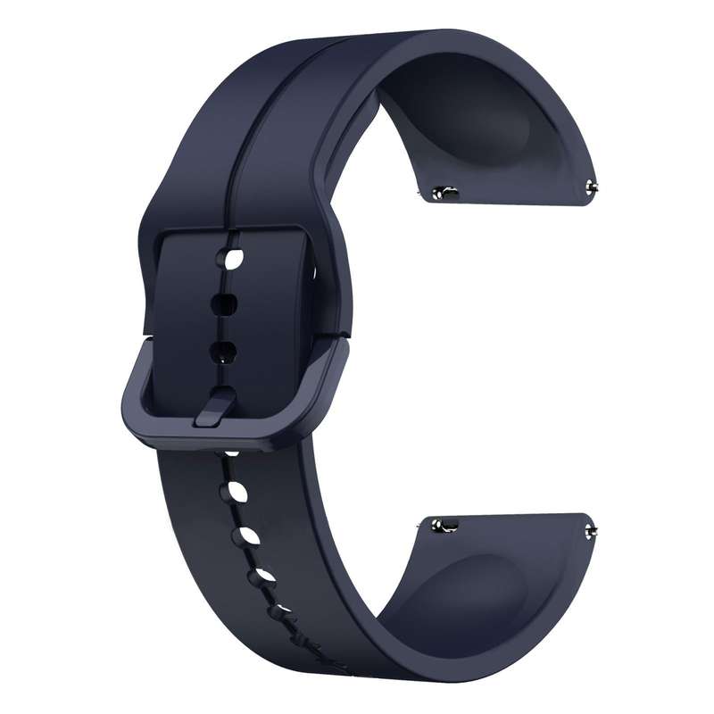 For Garmin Forerunner 255 Music 22mm Loop Silicone Watch Band(Navy Blue)