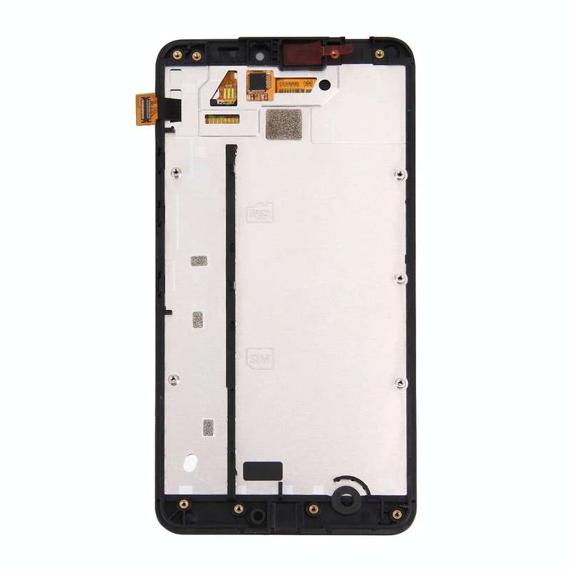 LCD Screen and Digitizer Full Assembly with Frame for Microsoft Lumia 640 XL(Black)