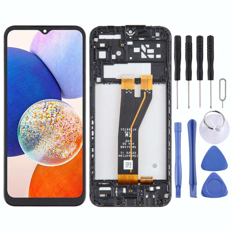For Samsung Galaxy A14 5G SM-A146B Original LCD Screen Digitizer Full Assembly with Frame