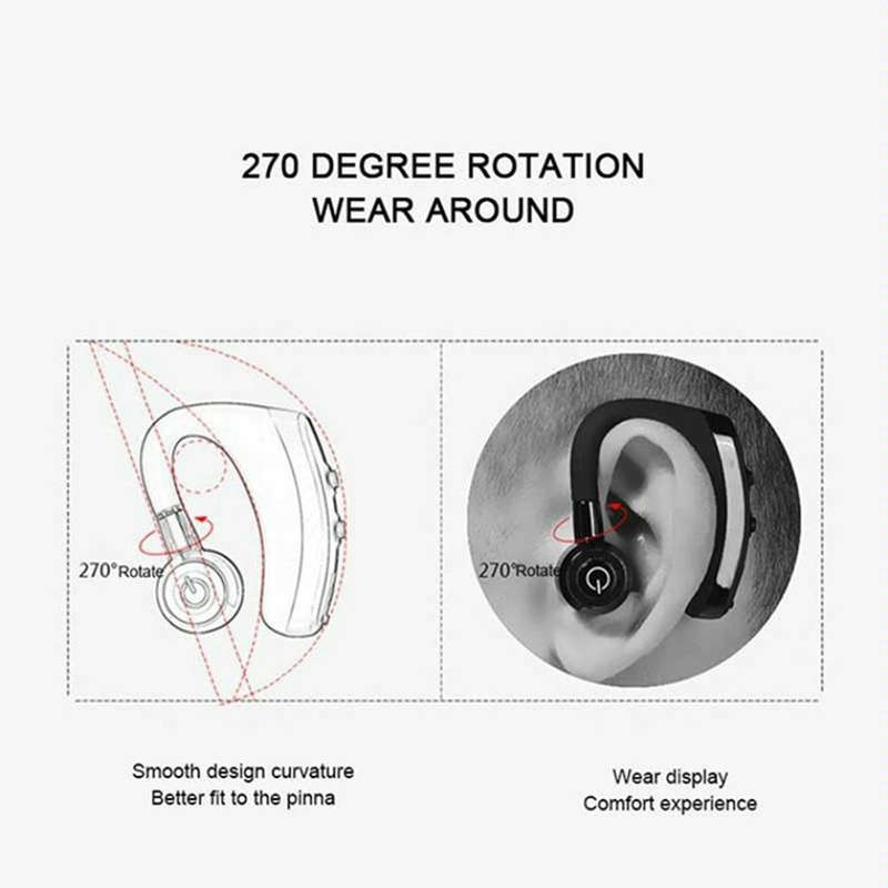 CIRCE K5 Handsfree Wireless Bluetooth Earphone Car Handsfree Bluetooth Headsets Phone Earphones w...