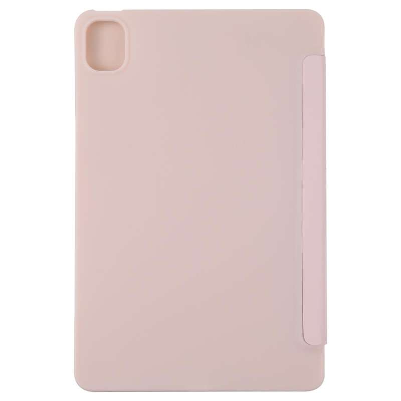 For Xiaomi Mi Pad 5 TPU Three-fold Leather Tablet Case(Pink)