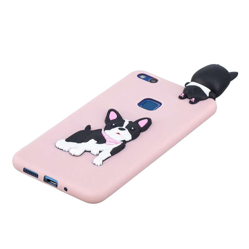 For Huawei P10 Lite 3D Cartoon Pattern Shockproof TPU Protective Case(Cute Dog)