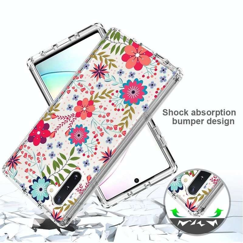 For Samsung Galaxy Note 10 2 in 1 High Transparent Painted Shockproof PC + TPU Protective Case(Sm...