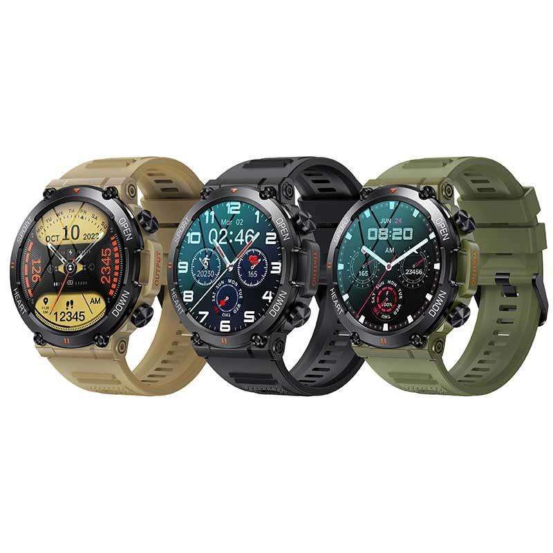 K56Pro 1.39 Inch Heart Rate/Blood Pressure/Blood Oxygen Monitoring Smart Calling Watch(Grey)
