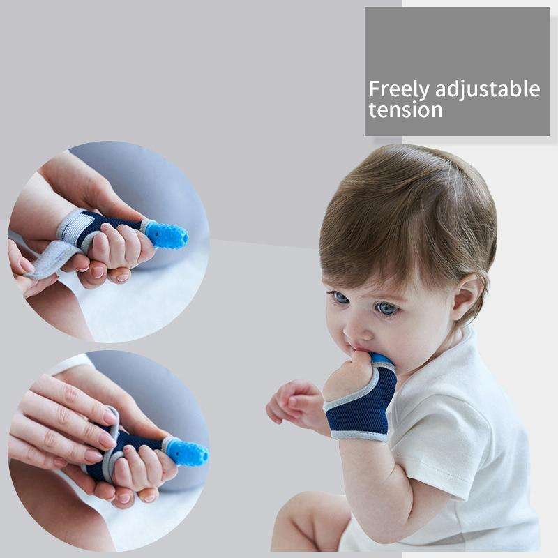 ZT001 Baby Silicone Molar Finger Cots Children Anti-Bite Hand Breathable Thumb Cots Teether Mater...