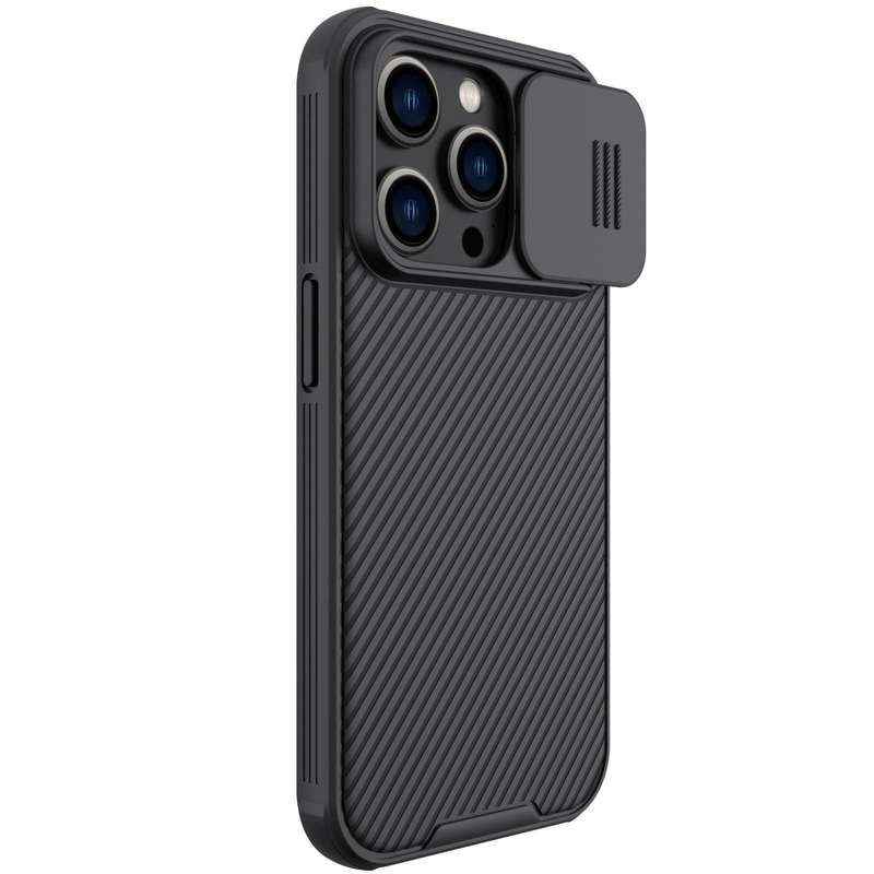 For iPhone 14 Pro Max NILLKIN CamShield Pro Protective Phone Case(Black)