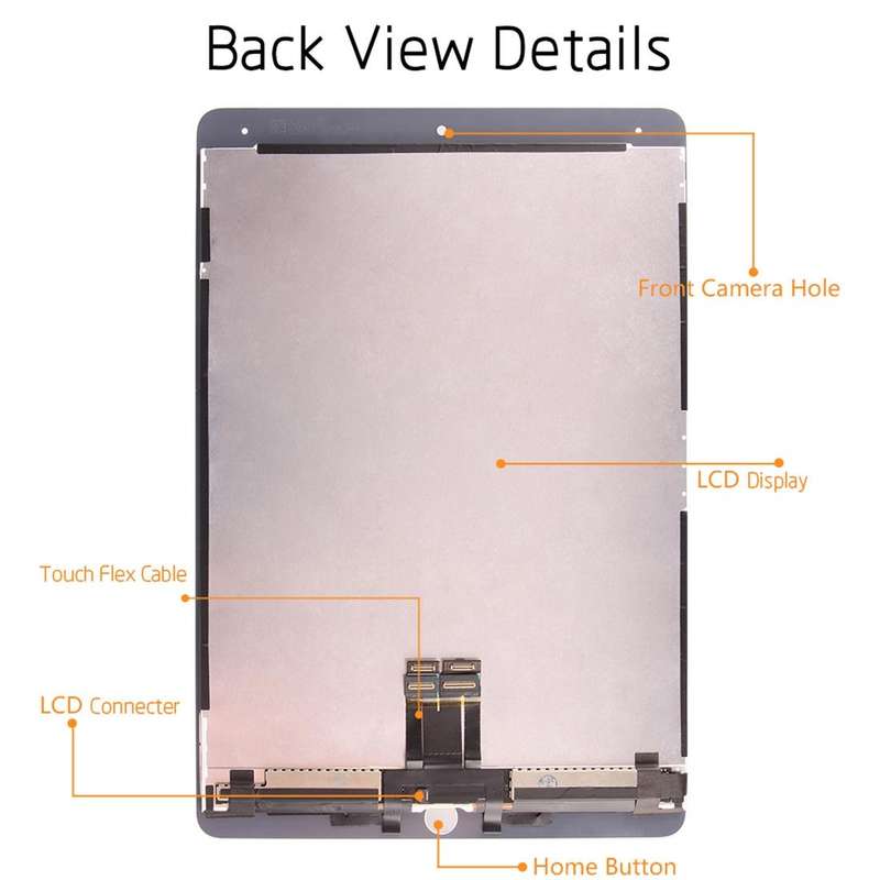 OEM LCD Screen for iPad Pro 10.5 inch A1709 A1701 with Digitizer Full Assembly (Black)