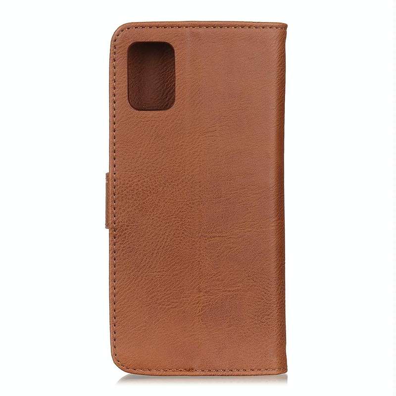 For Galaxy A51 5G Cowhide Texture PU + TPU Horizontal Flip Leather Case with Holder & Card Slots ...