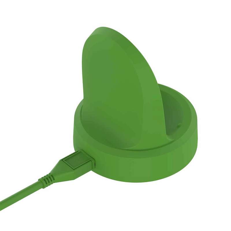 For Samsung Galaxy Watch5 / Watch5 Pro USB Vertical Magnetic Charger Holder(Green)