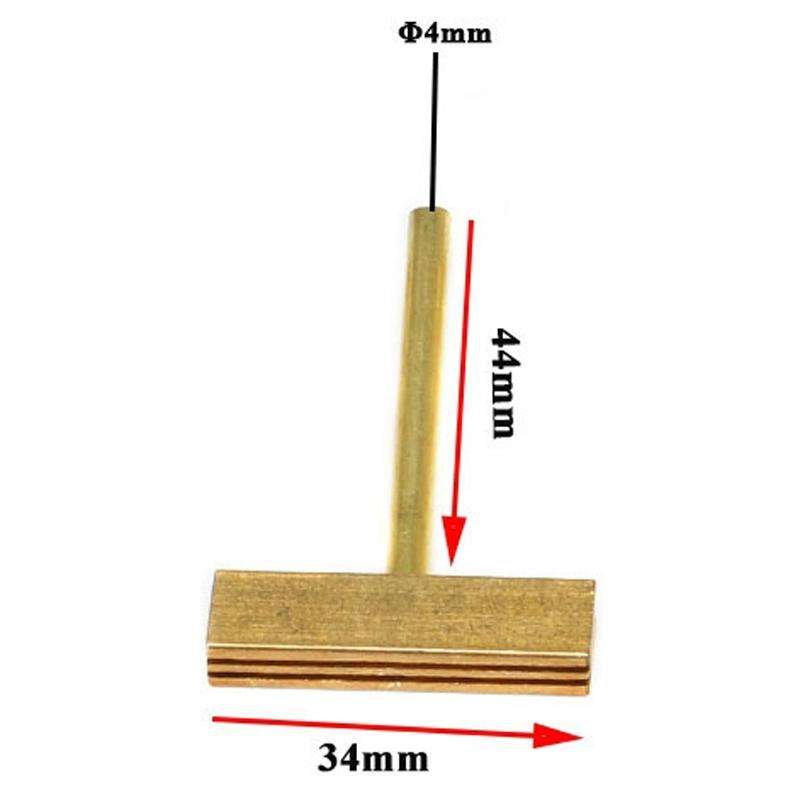 All Copper Liquid Crystal Cable Welding Tool T-shaped Soldering Iron Head, Model:60W