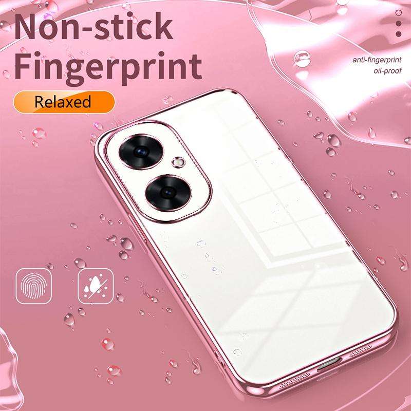 For Huawei Maimang 20 / nova 11i Transparent Plating Fine Hole Phone Case(Pink)