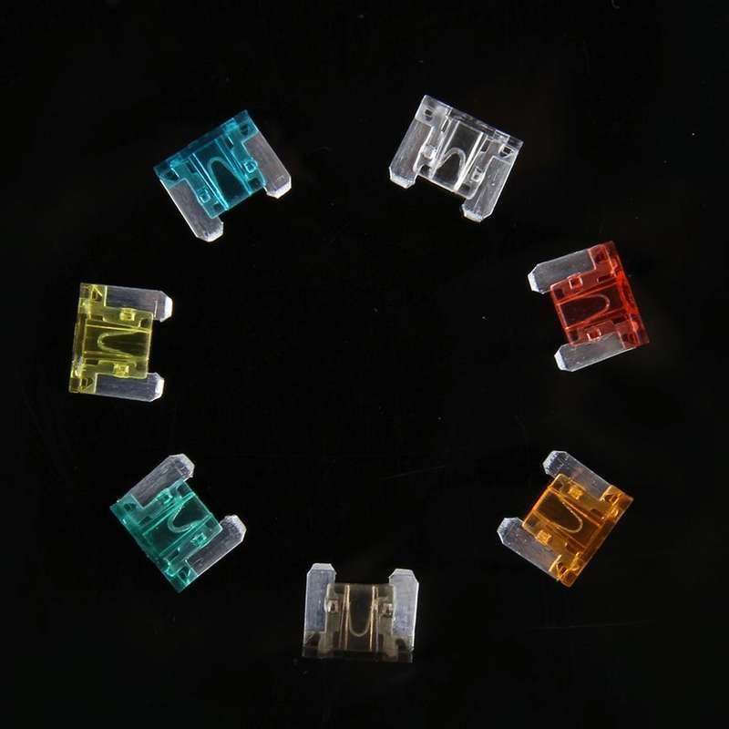 100 PCS 5Amp 7.5Amp 10Amp 15Amp 20Amp 25Amp 30Amp Mini Add-a-circuit Fuse Tap Adapter Blade Fuse ...