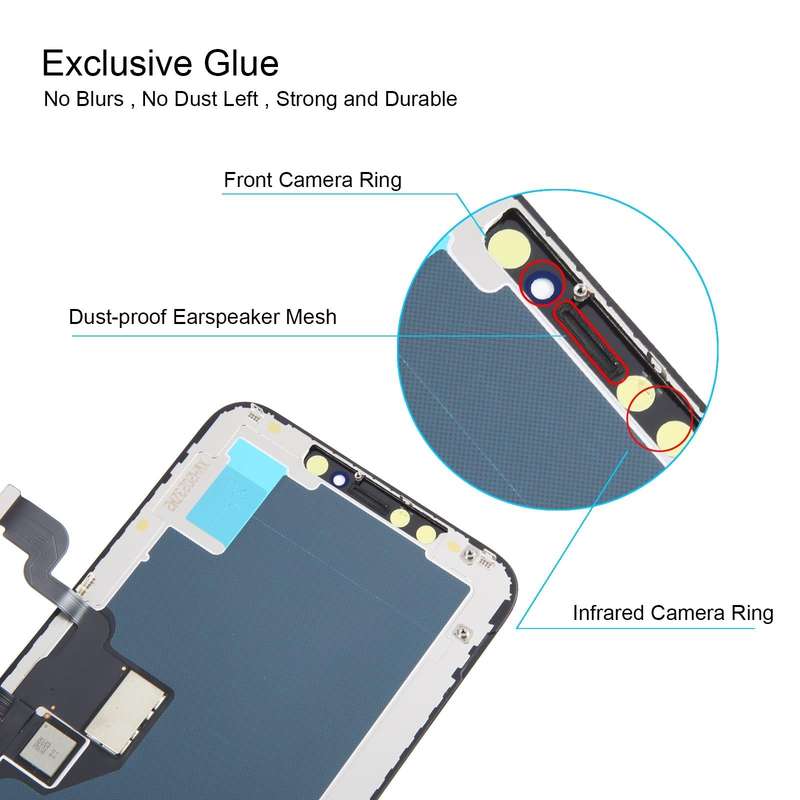 For iPhone XS Max in-cell LCD Screen with Digitizer Full Assembly