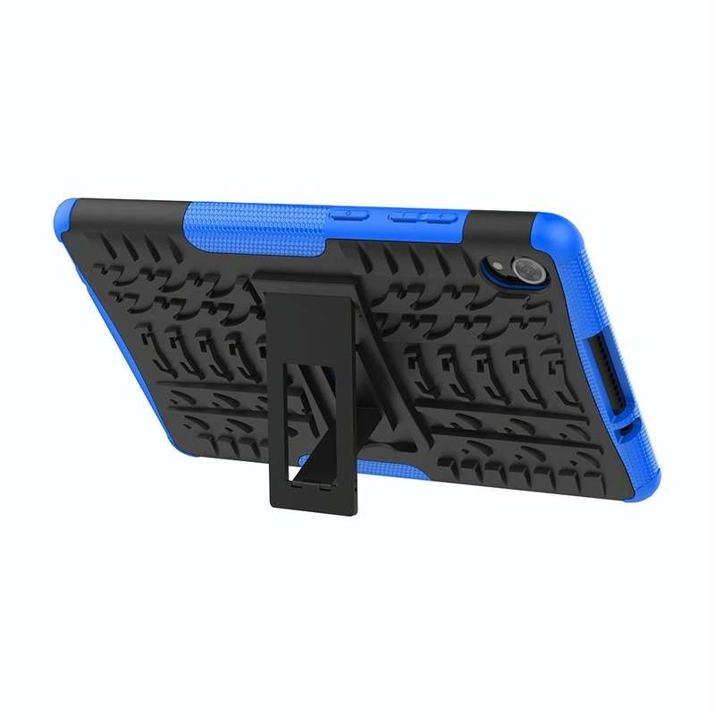 For Lenovo Tab M8 (2020) TB-8705F 8.0 inch Tire Texture Shockproof TPU+PC Protective Case with Ho...