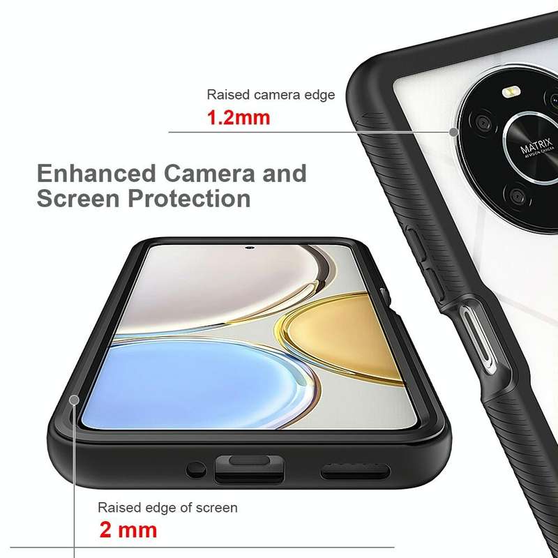 For Honor X9 4G / 5G / Magic4 Lite Starry Sky Full Body Hybrid Shockproof Phone Case(Black)